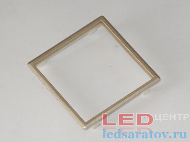 Рамка пластиковая, золотой (C4-DF10-13)