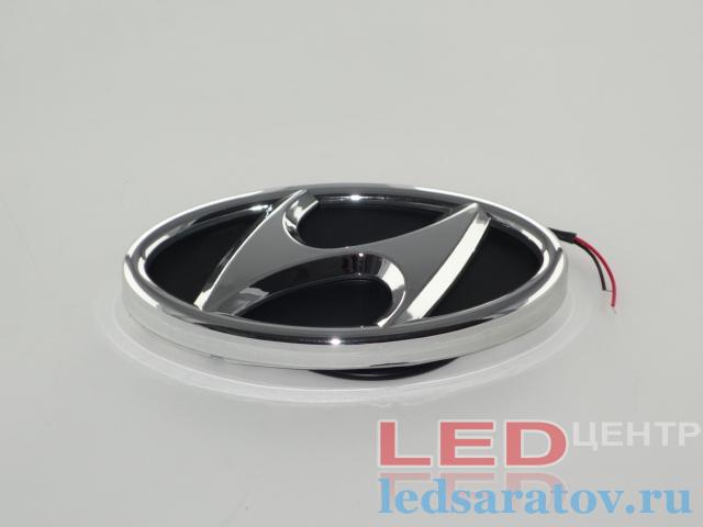 Светодиодный шильдик - 4D, DC12V, Hyundai IX35, 155мм*72мм, белый