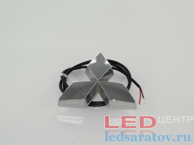 Светодиодный шильдик - 4D, DC12V, Mitsubishi ASX, 76мм*87мм, белый