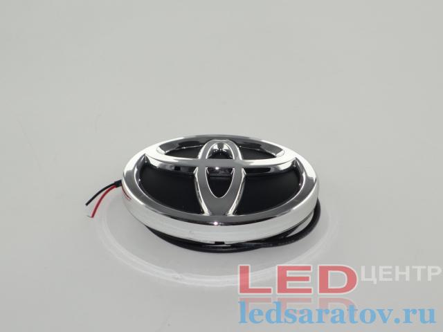 Светодиодный шильдик - 4D, DC12V, Toyota RAV4, 100мм*68мм, белый