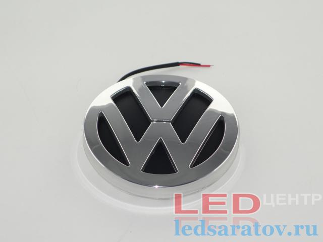 Светодиодный шильдик - 4D, DC12V, Volkswagen Bora, 110мм, белый