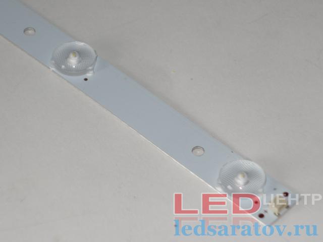 Led подсветка CJY-40 , 750мм*17мм, 10LED, линза, прямого свечения