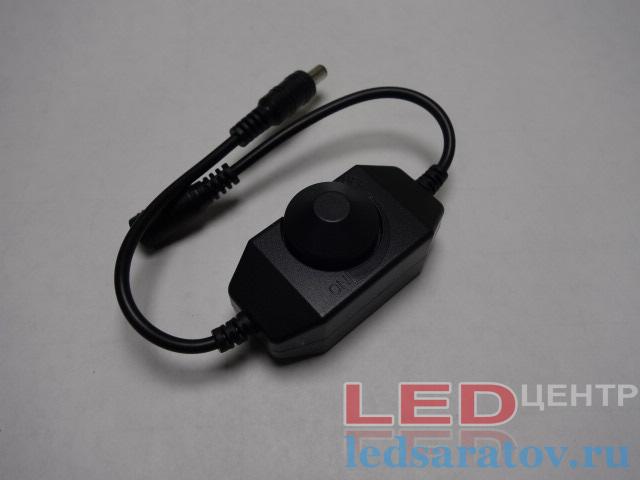 Диммер механический DC12V-DC24V, 6A, черный