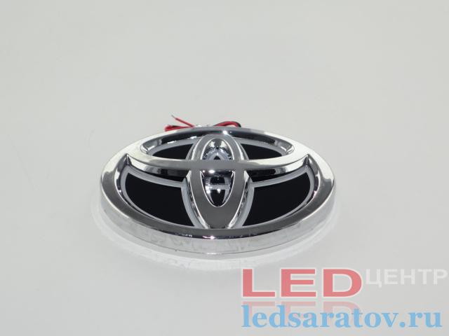 Светодиодный шильдик - 2D, DC12V, Toyota, красный