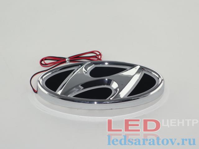 Светодиодный шильдик - 2D, DC12V, Hyundai IX35, красный