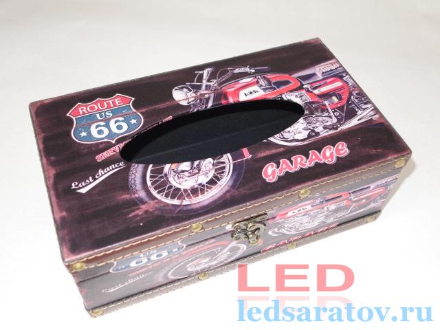 Салфетница Loft 25см*15см*10см Route 66 Garage