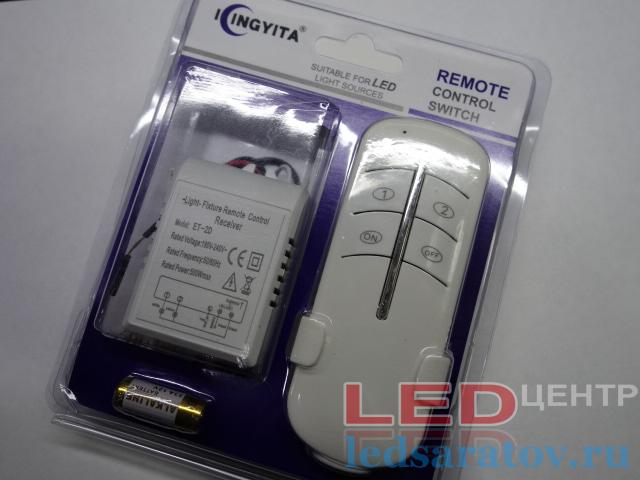 Пульт управление с контроллером  500w, 2 канала Icingyida (ET-2D)
