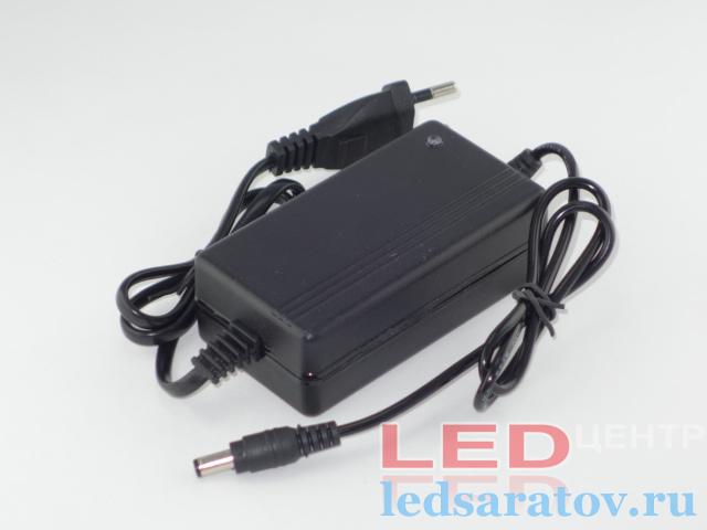 Сетевой адаптер 36w, 3A, AC220V-DC12v, черный LED-центр