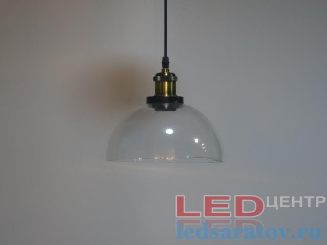 Светильник LOFT 6504-1А, Е27, подвесной, черный