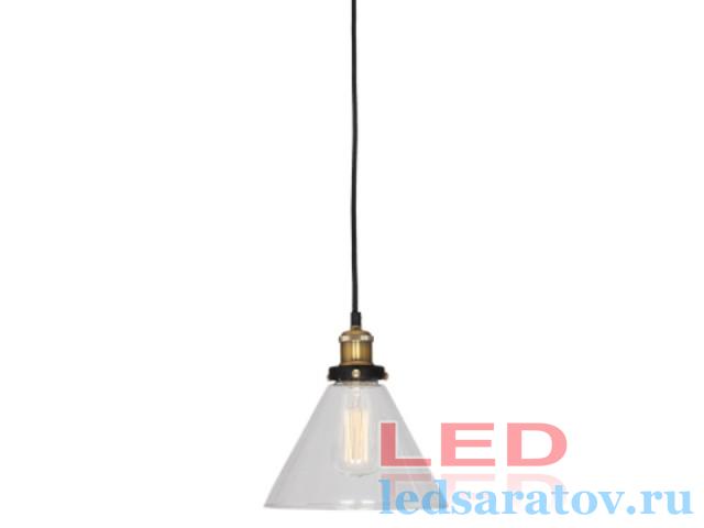 Светильник LOFT 6504-1C, Е27, подвесной, черный