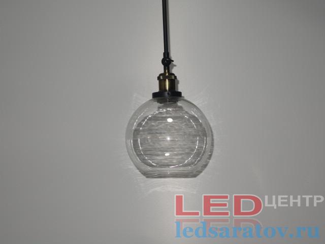Светильник LOFT 6504-1B, Е27, на стойке, черный