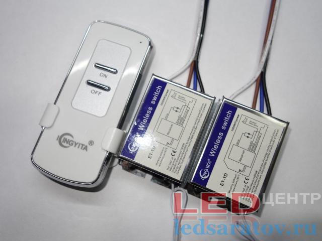 Пульт управление с 2 контроллерами 1000w, 1 канал Icingyida (ET-1D)