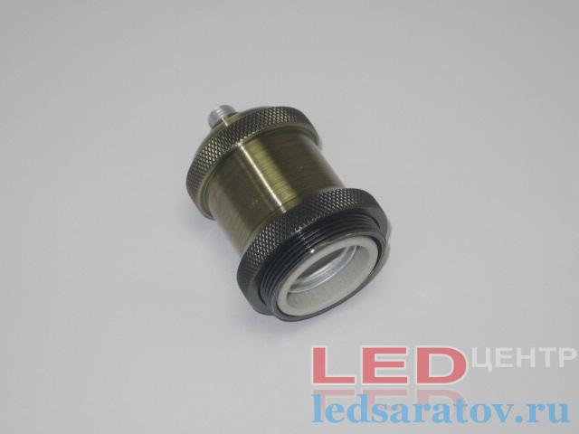 Патрон №1 Loft  Е27 Керамический, АС220V, цвет бронза