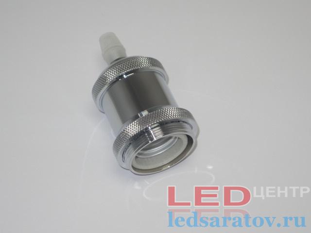 Патрон №1 Loft  Е27 Керамический, АС220V, цвет хром