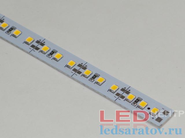 Светодиодная линейка SMD 2835, 120LED*10Lm, IP20, 990мм*12мм, 2pin, 12V, 12W, теплый