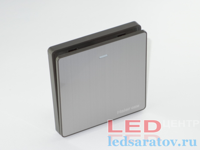 Выключатель D51, 1-х линейный, AC220, 10A, серый Haier