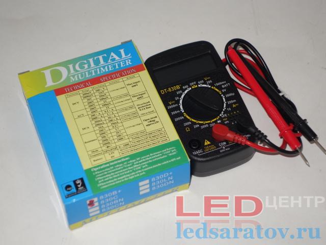 Тестер DT830B+ (hFE)