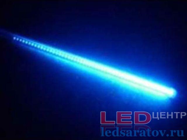 Светодиодная гирлянда - cосулька 82см, 1шт.- 48LED, AC220V, синий