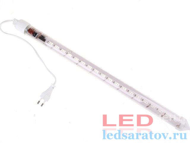Светодиодная гирлянда - cосулька 82см, 1шт.- 48LED, AC220V, зеленый