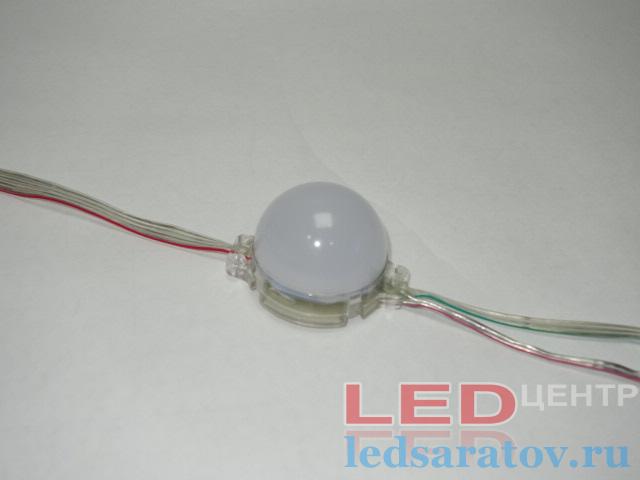 Светодиодный адрессный модуль, Ø52мм*38мм, IP65, DC24V, RGB (F5)