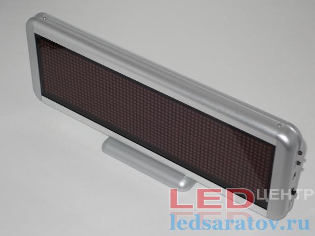 Светодиодное электронное табло  55см*10см*2см, AC220V, красный, с подставкой