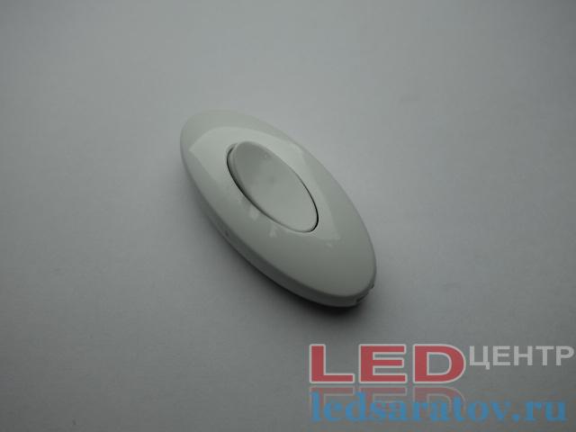 Выключатель на провод 6A-AC250V, белый Makel