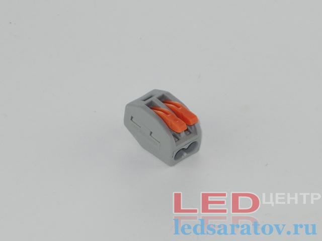 Пружинный клеммник 2pin 1-2 Sale (тип WAGO)