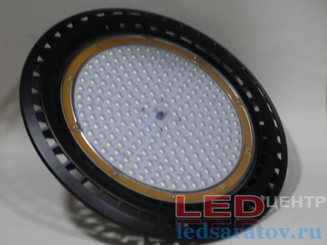 Светодиодный промышленный подвесной светильник 200w, 6000k, 21000-22500Lm, AC100V-265V, черный