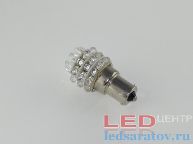 Светодиодная лампочка 1156, 36LED, желтый