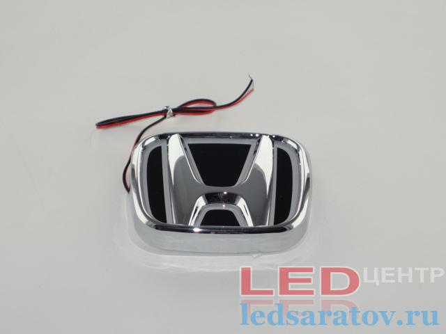 Светодиодный шильдик - 2D, DC12V, Honda, синий