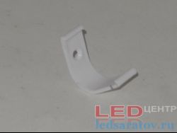 Клипса для фиксации профиля YF-803, пластиковая - белая LED-центр
