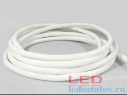 Светодиодная лента неон SMD 2835, 120LED, IP65, Ø14мм, 2pin, рез-50см, 12V, 9,6W-1м*50м, теплый Круглый