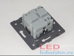Модуль электрической розетки, AC220V, 16A, черный