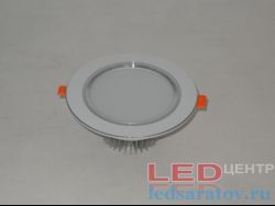 Светильник светодиодный встраиваемый 12w, НØ150мм-ВØ110мм, 220V, 6500k, белый (TD 030)
