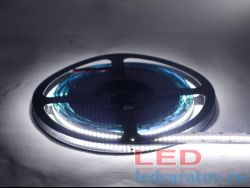 Светодиодная лента SMD 2835, 240LED*10-12Lm, IP20, 10мм, 2pin, 24V, 21W-1м*5м, холодный
