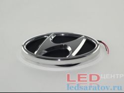 Светодиодный шильдик - 4D, DC12V, Hyundai IX35, 155мм*72мм, белый