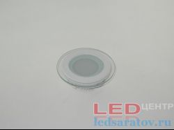 Круглый встраиваемый светодиодный светильник  6w, 6500k, НØ100мм-ВØ70мм, 220V, белый, матовый