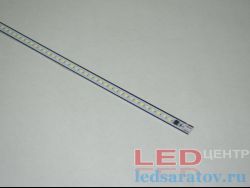 Светодиодная линейка  690мм*12мм, SMD 2835, 72LED, IP20, 2pin, AC220V, теплый (23466)