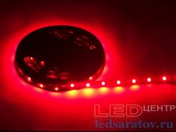 Светодиодная лента  SMD 2835, 60LED*8-10Lm, IP20, 6мм, 2pin, 12V, 14,4W-1м*5м, змейка-красный