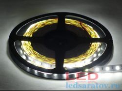 Светодиодная лента SMD 5730, 60LED*25-30Lm, IP20, 10мм, 2pin, 12V, 14,4W-1м*5м, холодный