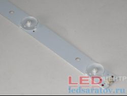 Led подсветка CJY-40 , 750мм*17мм, 10LED, линза, прямого свечения