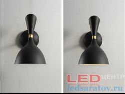 Бра LOFT 795-1, Е27, черный