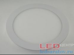 Круглая встраиваемая светодиодная панель DownLight 18w, НØ225мм-ВØ200мм, 6500k, AC220V, белый