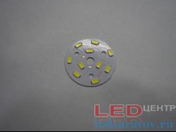 Светодиодная площадка SMD 2835, 15LED, 4000k-4500k, Ø48мм, DC15V, 5W (2835-3B5C)