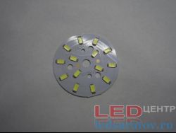 Светодиодная площадка SMD 5730, 14LED, 6000k-6500k, Ø50мм, DC21V, 7W (CQ-LV9501)