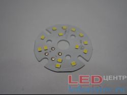 Светодиодная площадка SMD 2835, 14LED, 4000k-4500k, Ø48мм, DC21V, 7W (2835-2B7C)