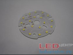 Светодиодная площадка SMD 2835, 18LED, 4000k-4500k, Ø65мм, DC27V, 9W (2835-2B9C)