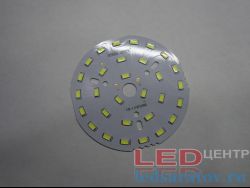 Светодиодная площадка SMD 5730, 30LED, 6000k-6500k, Ø85мм, DC45V, 15W (CQ-LV2028B)