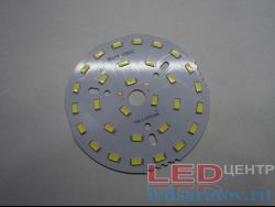 Светодиодная площадка SMD 5730, 30LED, 4000k-4500k, Ø85мм, DC45V, 15W (CQ-LV2028B)