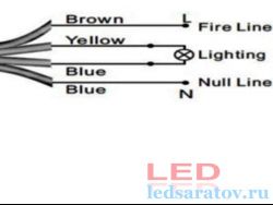 Датчик движения встраимовый, AC220V, 40w, 40с, 4-6м, 3лк, 110°, Ø19мм LED-центр (T-3002)